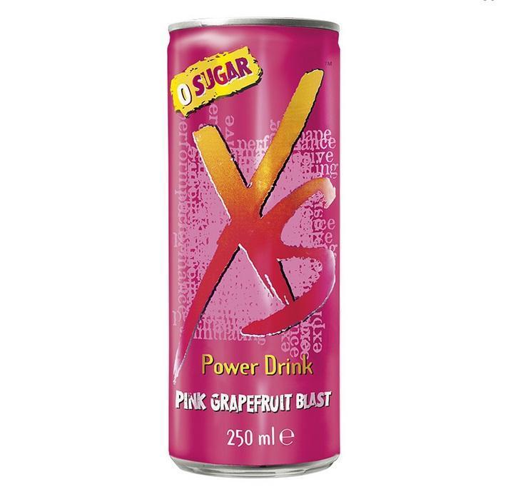 Power Drink Pink Grapefruit Blast energetinis gėrimas XS™ 3 xs power drink pink grapefruit blast energetinis gerimas 12 skardiniu po 250 ml 119802 1