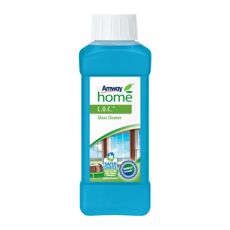 Amway Home чистящее средство для стекол L.O.C. с цитрусовым ароматом эффективно удаляет грязь и копоть.