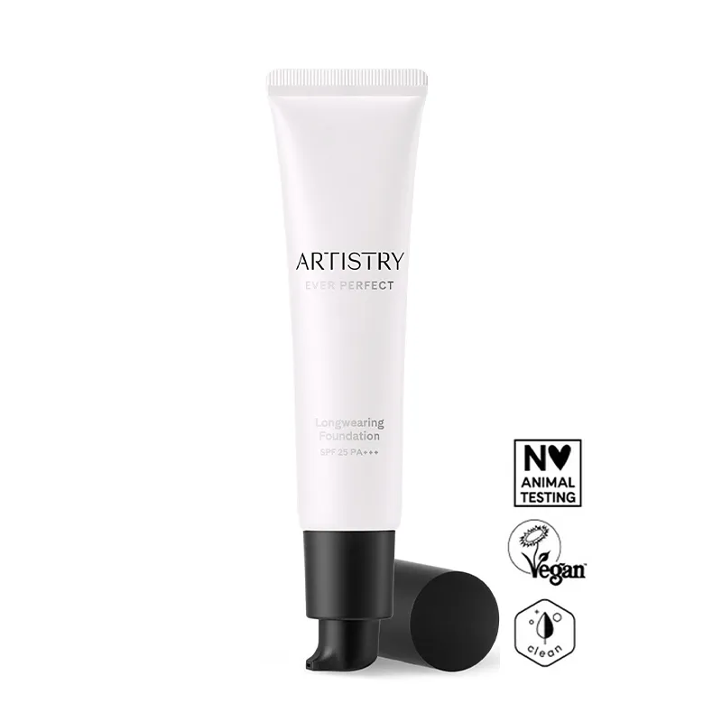 Artistry Ever Perfect™ стойкий тональный крем обеспечивает матовое покрытие и защиту от солнечных ожогов.