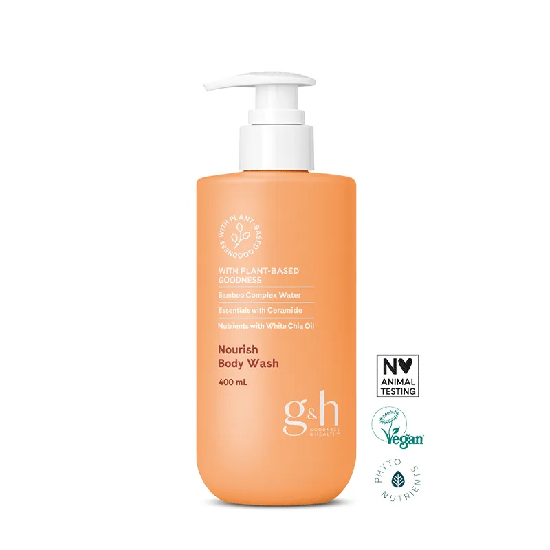 g&h гель для душа с цветочным ароматом мягко очищает и питает кожу, оставляя её увлажненной.