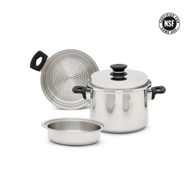 iCook™ Набор пароварки и кастрюли из 4 предметов 12 iCook набор пароварки и кастрюли из 4 предметов для приготовления здоровой пищи с сохранением витаминов.