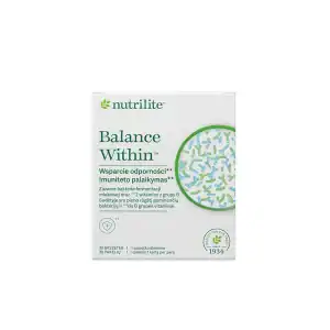 Nutrilite™ Balance Within™ Nutrilite Balance Within maisto papildas su B grupės vitaminais ir pieno rūgštį gaminančiomis bakterijomis.