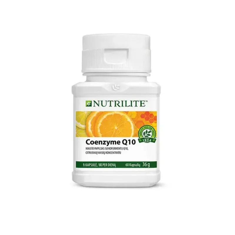 Nutrilite витамины Коэнзим Q10 диетическая добавка для поддержания уровня энергии и здоровья клеток.