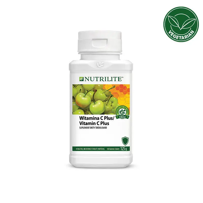 Nutrilite™ Витамин C плюс – диетическая добавка для поддержки иммунной системы с пролонгированным высвобождением витамина C.