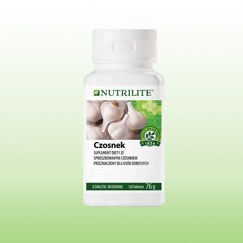 Nutrilite česnakas: natūrali česnako galia kapsulėje Nutrilite česnako kapsulės – Amway maisto papildas sveikatai