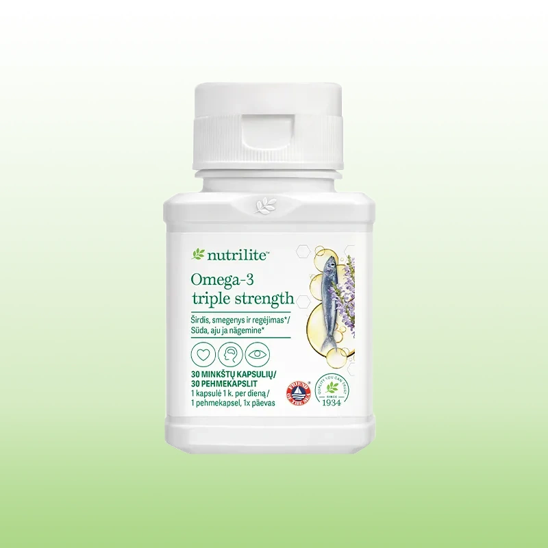 Maisto papildo omega-3 nauda moterų sveikatai Omega-3 žuvies taukų kapsulės – maisto papildas, skirtas moterų sveikatai stiprinti